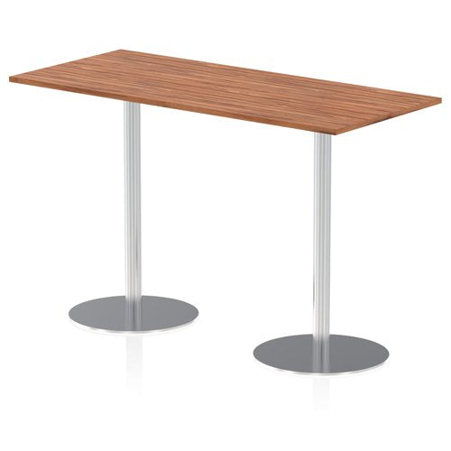 Dynamic Italia 1800 x 800mm Poseur Rectangular Table Walnut Top 1145mm High Leg ITL0311 DD