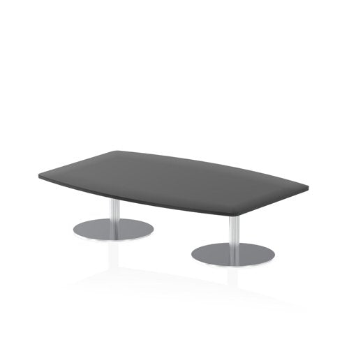 Dynamic Italia 1800mm Poseur High Gloss Table Black Top 475mm High Leg ITL0316 DD