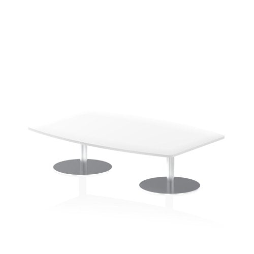 Dynamic Italia 1800mm Poseur High Gloss Table White Top 475mm High Leg ITL0317 DD