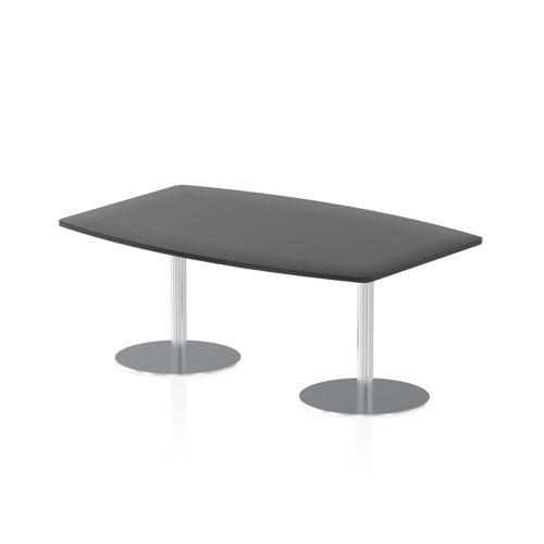 Dynamic Italia 1800mm Poseur High Gloss Table Black Top 725mm High Leg ITL0318 DD