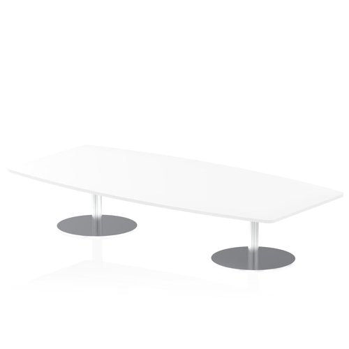 Dynamic Italia 2400mm Poseur High Gloss Table White Top 475mm High Leg ITL0323 DD