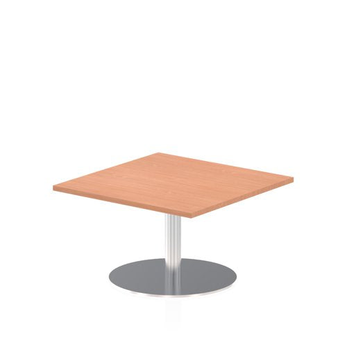 Dynamic Italia 800mm Poseur Square Table Beech Top 475mm High Leg ITL0328 DD