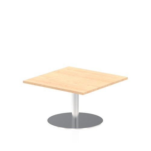 Dynamic Italia 800mm Poseur Square Table Maple Top 475mm High Leg ITL0331 DD