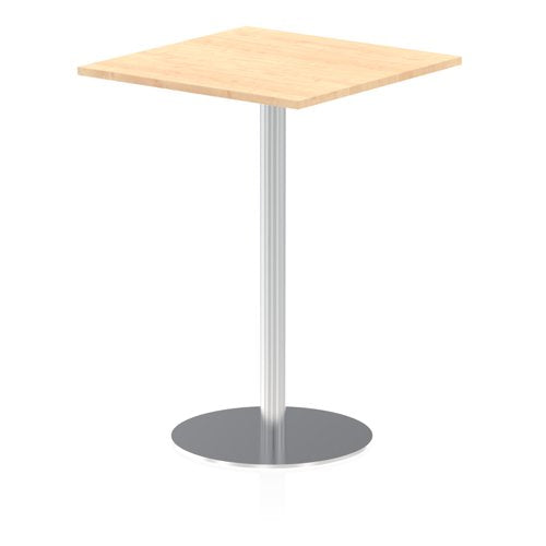 Dynamic Italia 800mm Poseur Square Table Maple Top 1145mm High Leg ITL0343 DD