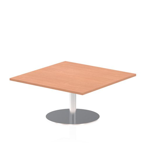 Dynamic Italia 1000mm Poseur Square Table Beech Top 475mm High Leg ITL0346 DD