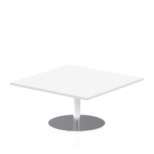 Dynamic Italia 1000mm Poseur Square Table White Top 475mm High Leg ITL0348 DD