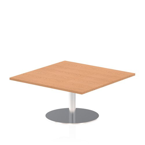 Dynamic Italia 1000mm Poseur Square Table Oak Top 475mm High Leg ITL0350 DD