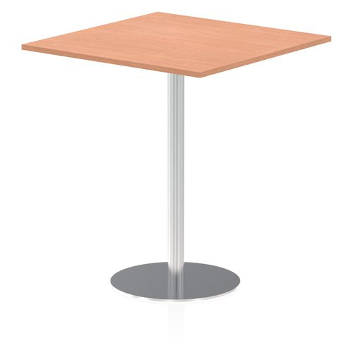 Dynamic Italia 1000mm Poseur Square Table Beech Top 1145mm High Leg ITL0358 DD