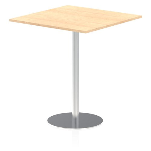 Dynamic Italia 1000mm Poseur Square Table Maple Top 1145mm High Leg ITL0361 DD