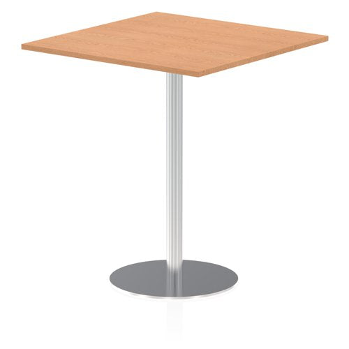 Dynamic Italia 1000mm Poseur Square Table Oak Top 1145mm High Leg ITL0362 DD