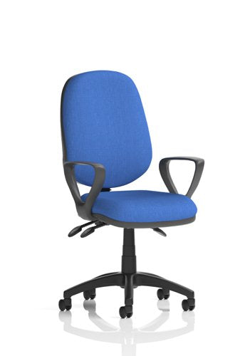 Eclipse Plus III Chair Blue Loop Arms KC0039 DD