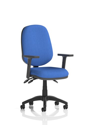 Eclipse Plus III Chair Blue Adjustable Arms KC0044 DD