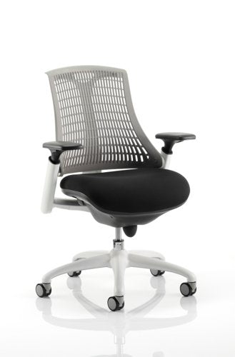Flex Chair White Frame Grey Back KC0061 DD