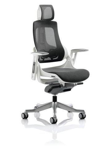 Zure Charcoal Mesh With Arms With Headrest KC0162 DD