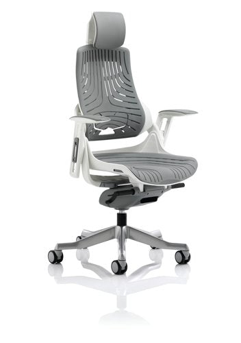 Zure Elastomer Gel Grey With Arms With Headrest KC0164 DD