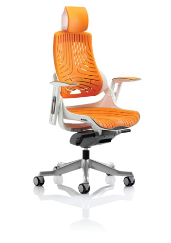 Zure Elastomer Gel Orange With Arms With Headrest KC0165 DD