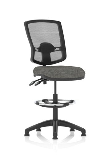 Eclipse Plus II Mesh Deluxe Chair Charcoal Hi Rise Kit KC0315 DD