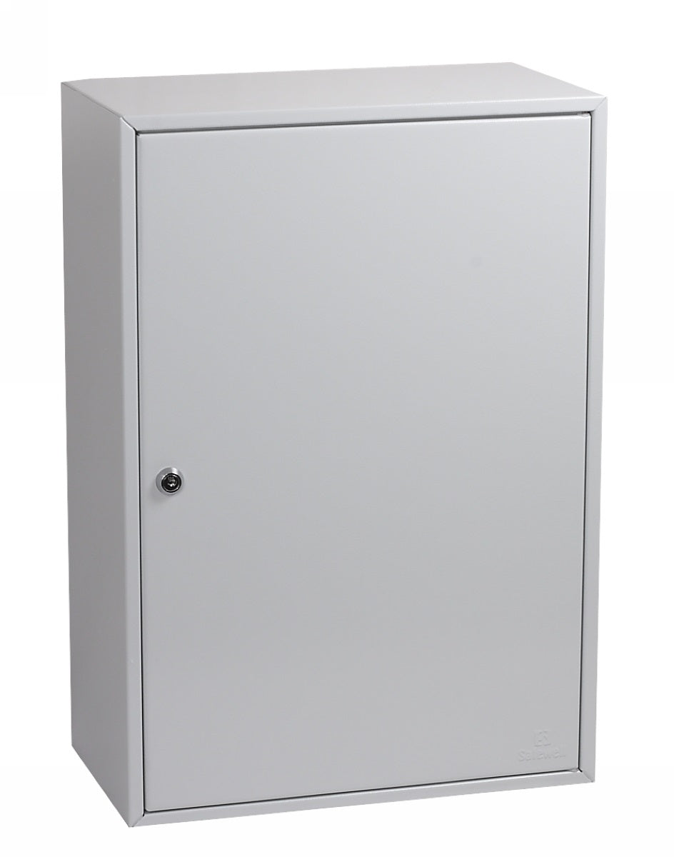 Phoenix Commercial Key Cabinet 200 Hook Key Lock Light Grey KC0604K DD