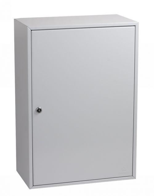Phoenix Commercial Key Cabinet 300 Hook Key Lock Light Grey KC0605K DD