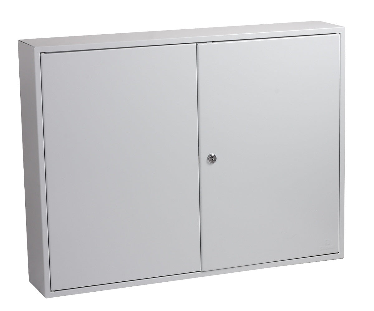 Phoenix Commercial Key Cabinet 400 Hook Key Lock Light Grey KC0606K DD