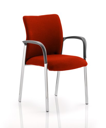 Academy Fully Bespoke Fabric Chair with Arms Tabasco Orange - KCUP0036 DD