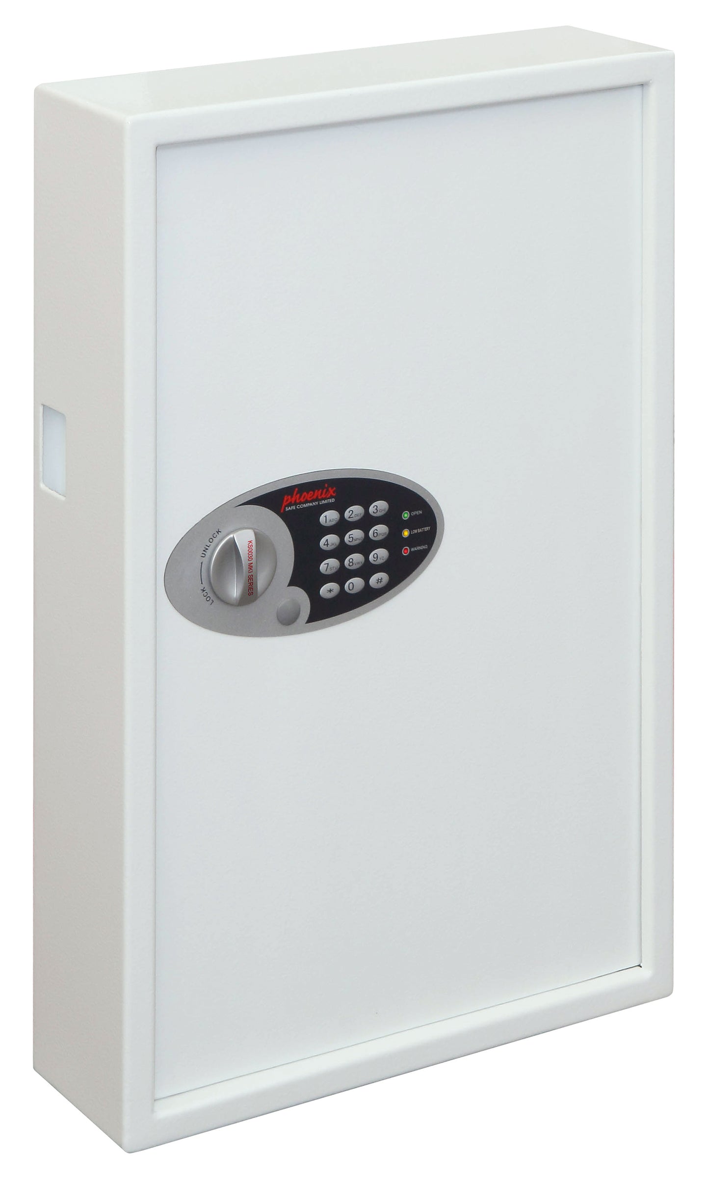 Phoenix Cygnus Key Deposit Safe 144 Hook Electronic Lock White KS0033E DD