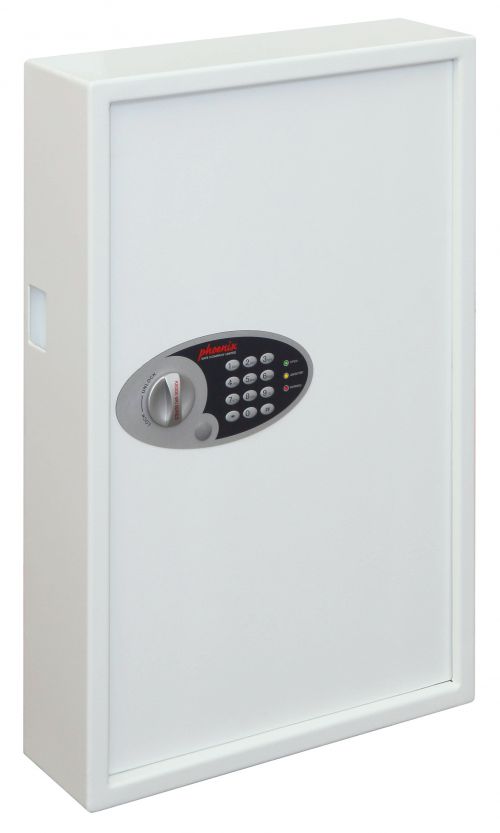 Phoenix Cygnus Key Deposit Safe 144 Hook Electronic Lock White KS0033E DD