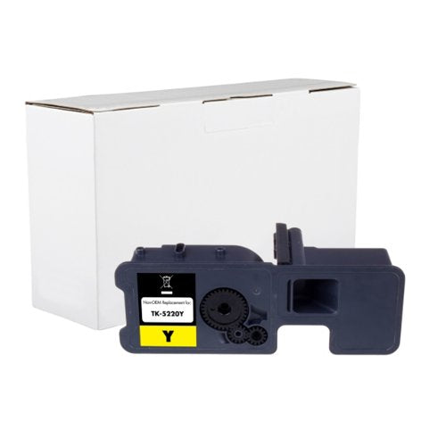 ValueX Remanufactured Kyocera Yellow Toner Cartridge TK5220Y 1.2K Pages - KYTK5220YWB
