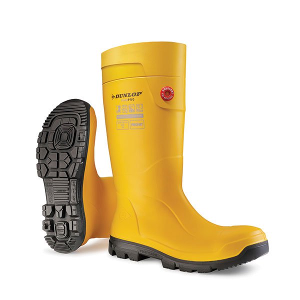 Dunlop PUROFORT FIELDPRO FULL SAFETY YELLOW SIZE 10 (EU45)