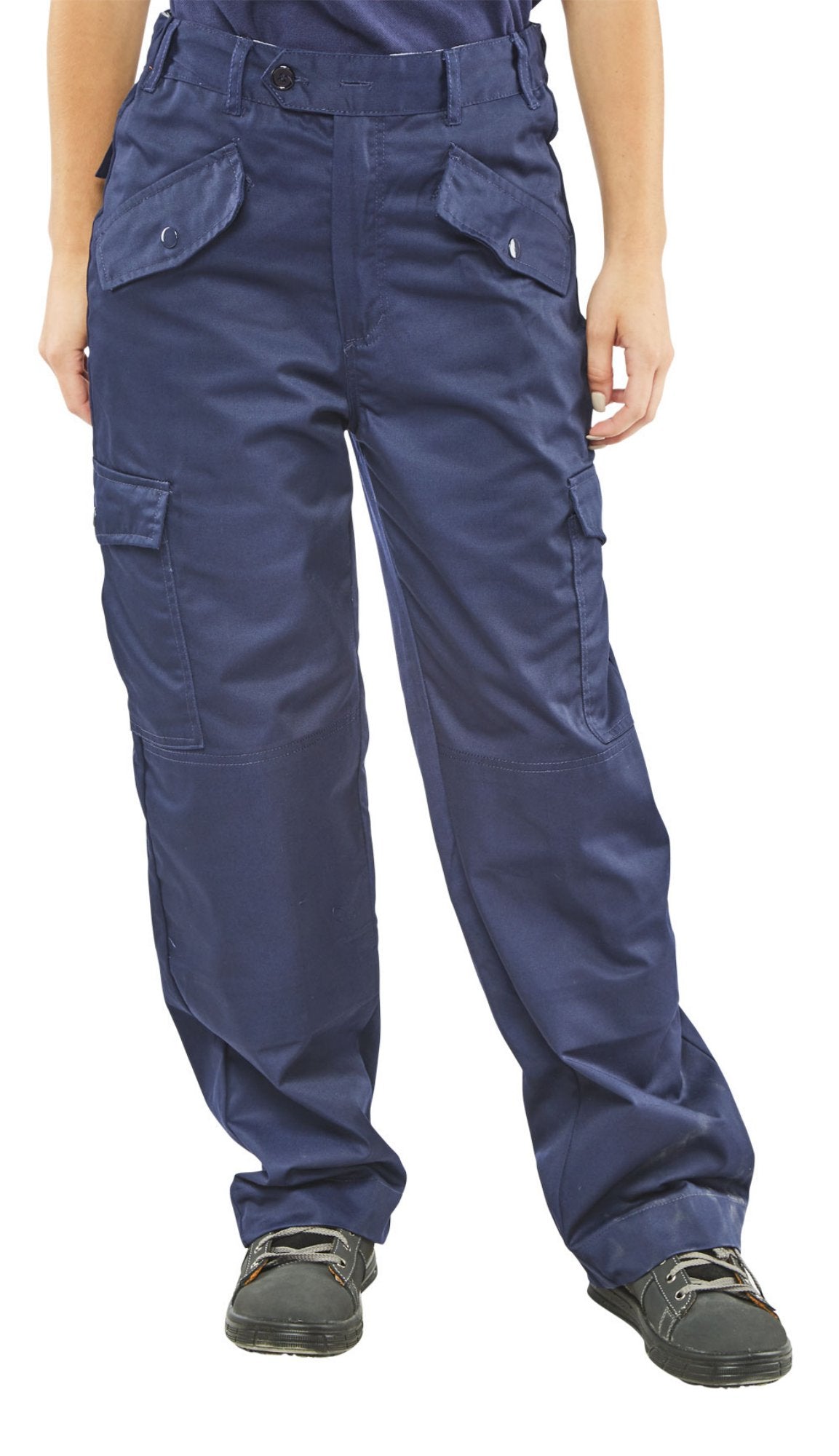 Beeswift Ladies Polycotton Trousers Navy Blue 28