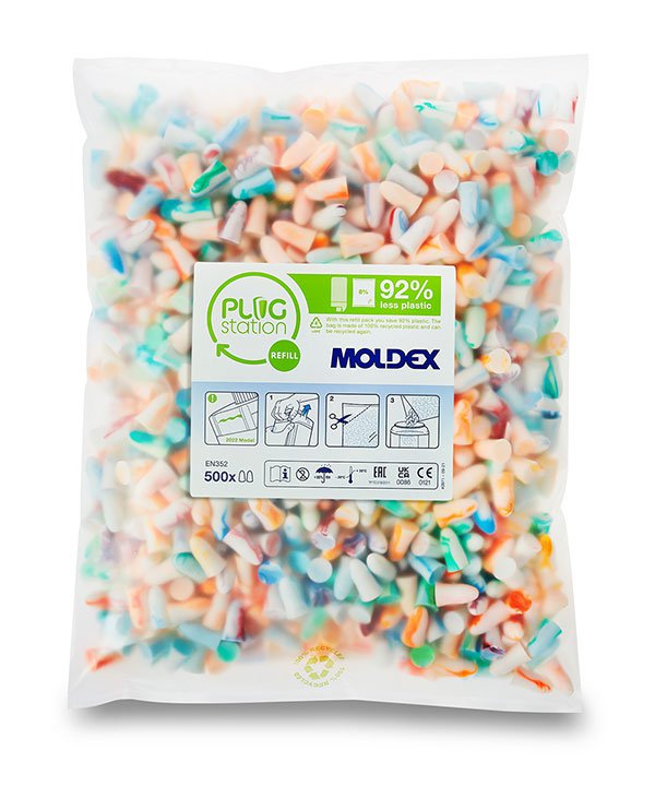 MOLDEX 7860 SPARKPLUG 500 REFILL PACK