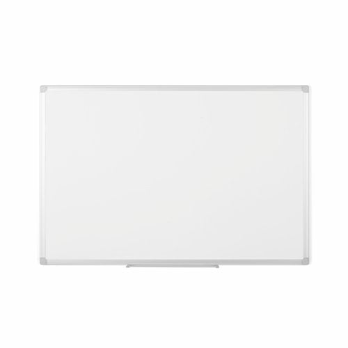 Bi-Office Earth-It Non Magnetic Melamine Whiteboard Aluminium Frame 1200x900mm - MA0500790 DD
