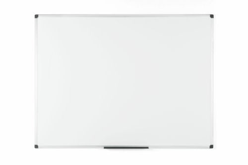 Bi-Office Maya Non Magnetic Melamine Whiteboard Aluminium Frame 1200x900mm - MA0512170 DD