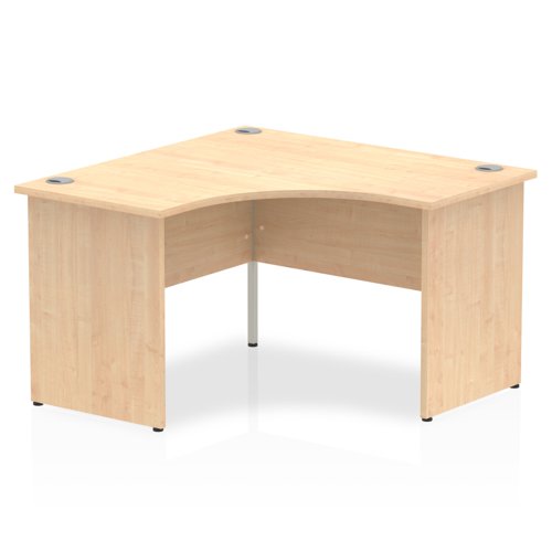 Dynamic Impulse 1200mm Corner Desk Maple Top Panel End Leg MI000450 DD