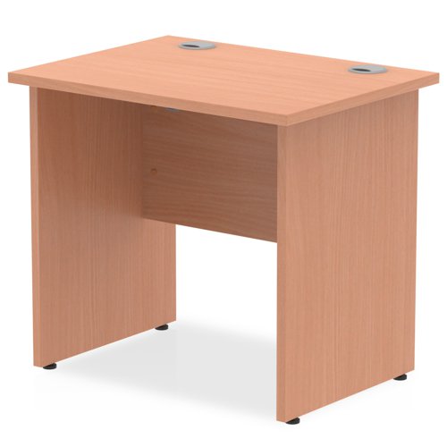 Impulse 800 x 600mm Straight Desk Beech Top Panel End Leg MI002886 DD
