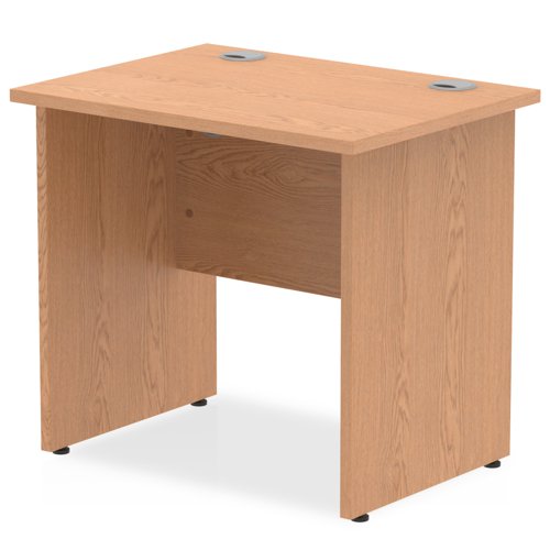 Impulse 800 x 600mm Straight Desk Oak Top Panel End Leg MI002906 DD
