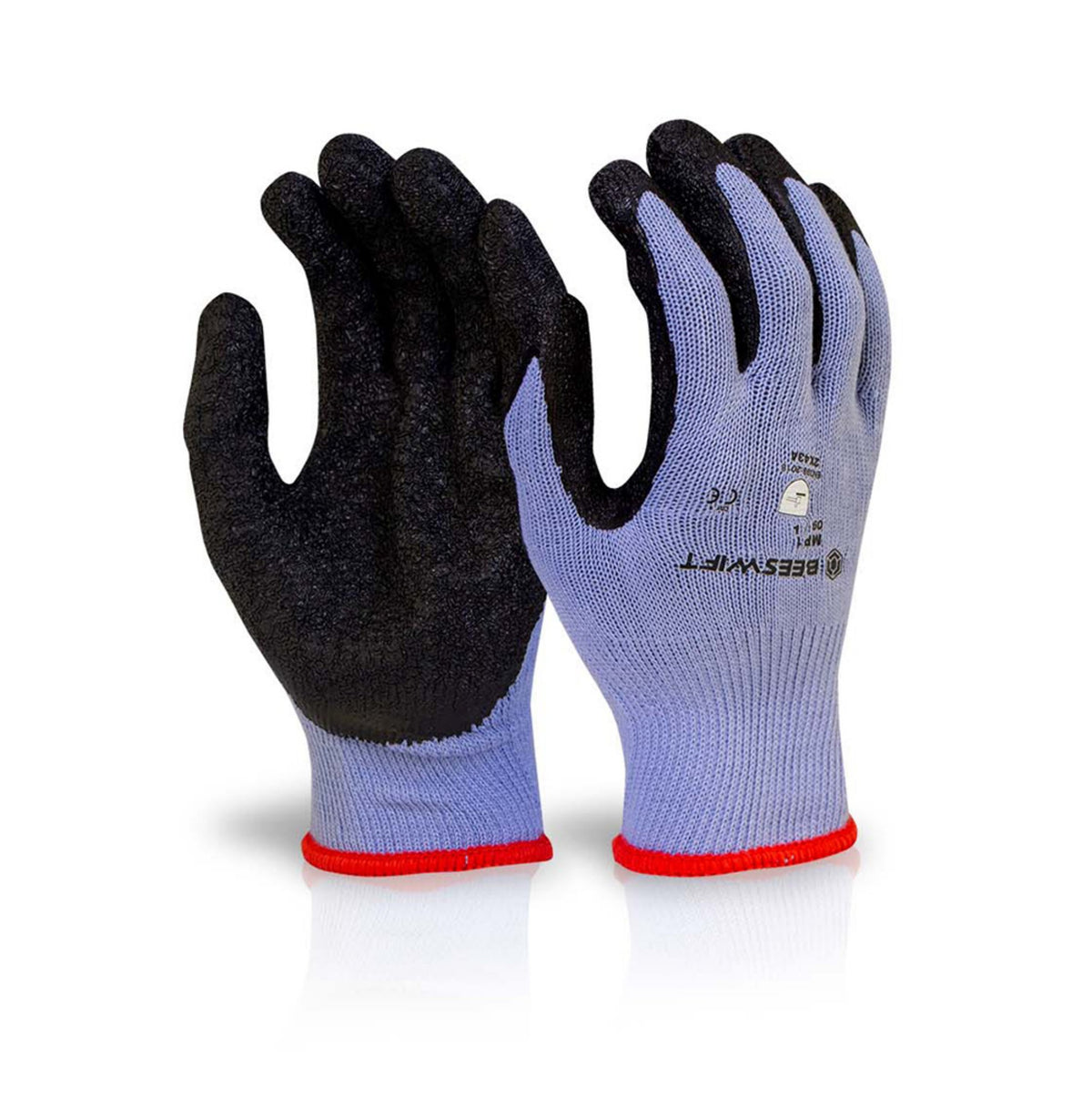 Multi-purpose Black Latex Palm Coated Gl