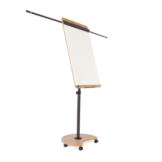 Rocada Natural Mobile Flipchart and Table 690x1130mm Oak - NAT0618 DD