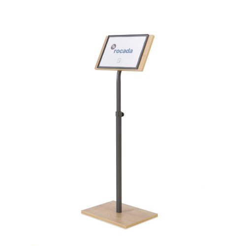 Rocada Natural A4 Display Stand Oak - NAT0705 DD