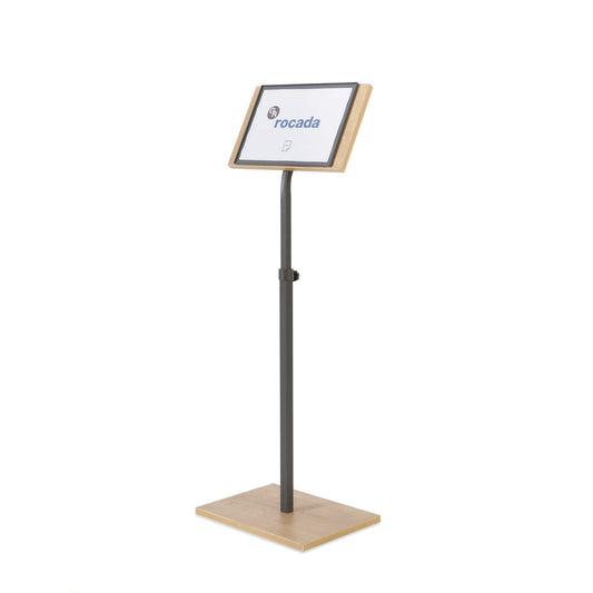 Rocada Natural A4 Display Stand Oak - NAT0705 DD