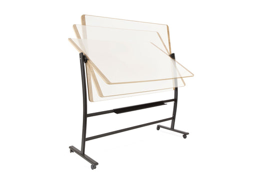 Rocada Natural Revolving Double Sided Drywipe Board 1500x1000 Oak - NAT6871V22 DD