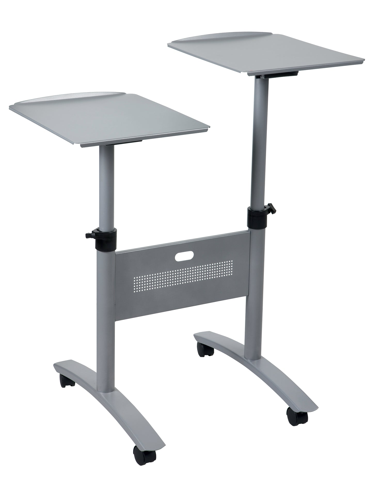 Nobo Multimedia Projector Trolley Twin Platform Grey 1900791 DD