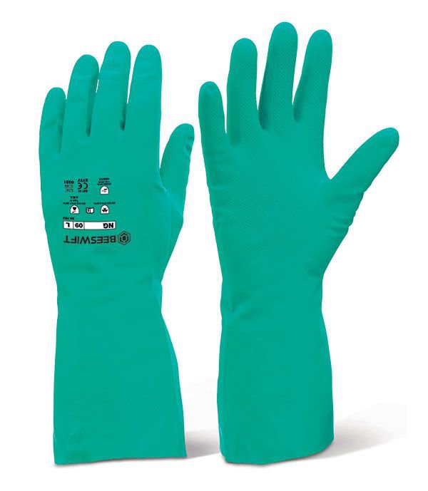 Beeswift Nitrile Green L (9)