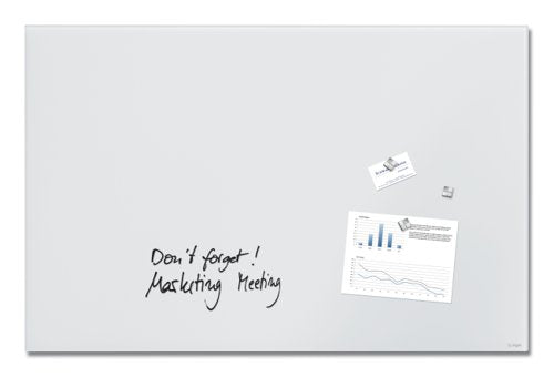 Artverum Magnetic Glass Drywipe Board Matt Super White 1000x650 - GL541 DD
