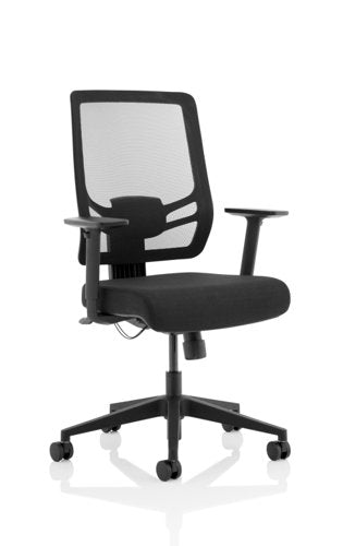 Ergo Twist Chair Black Fabric Seat Mesh Back OP000252 DD