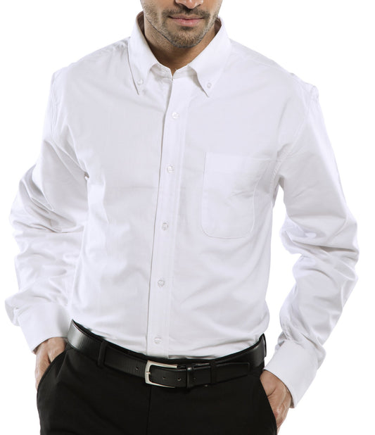 Beeswift Oxford Shirt Long Sleeve White 17.5