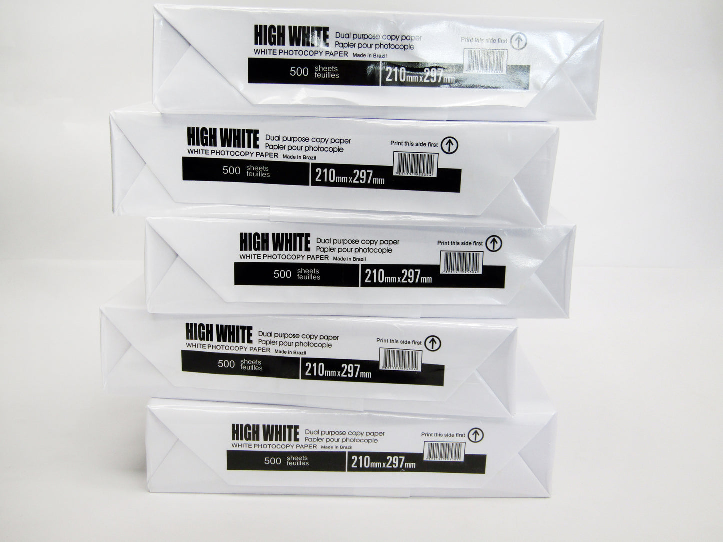 Unbranded Copier/ Laser Paper A4 White Pk 5 Reams of 500 Unmarked