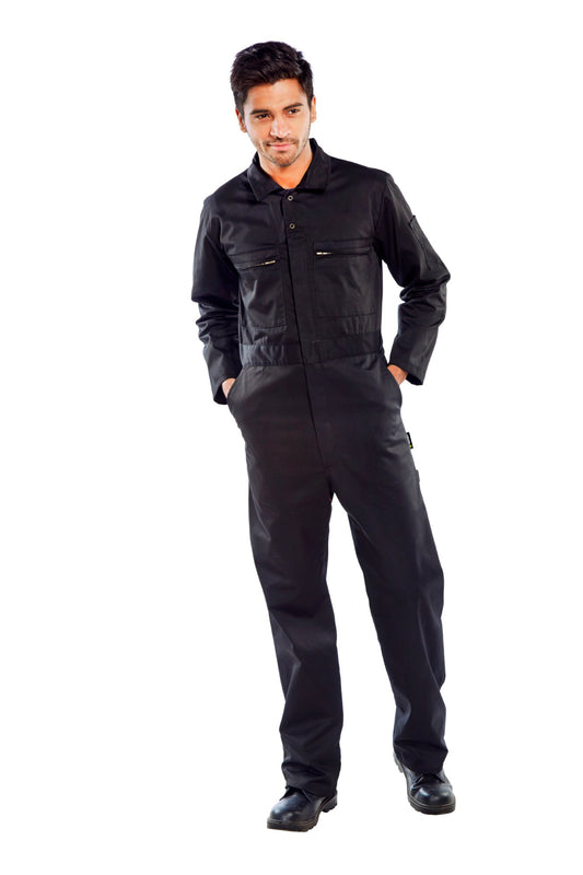 Beeswift Heavy Weight Boilersuit Black 54