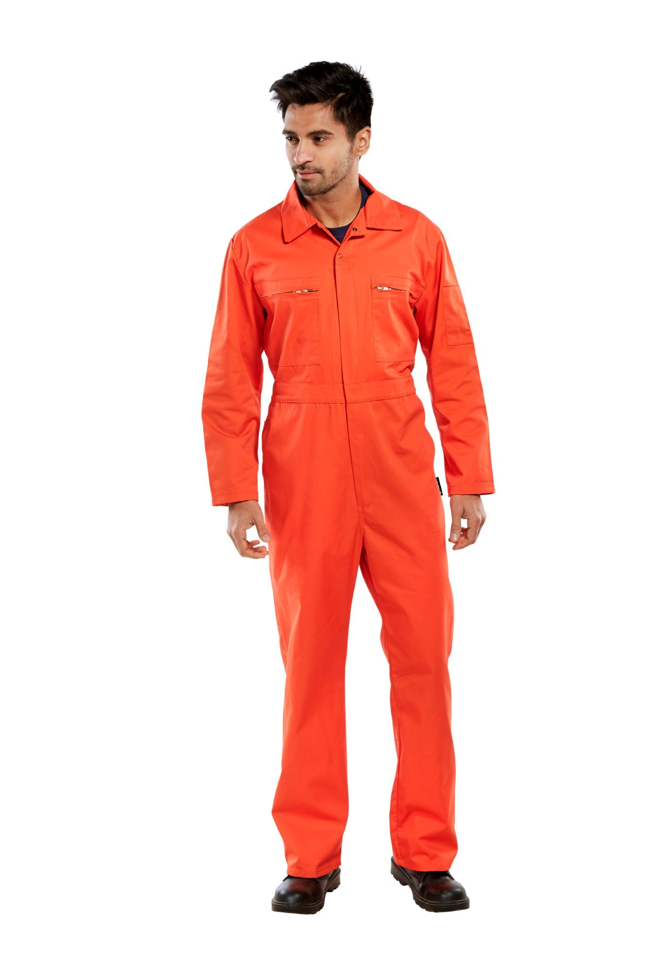 Beeswift Heavy Weight Boilersuit Orange 40