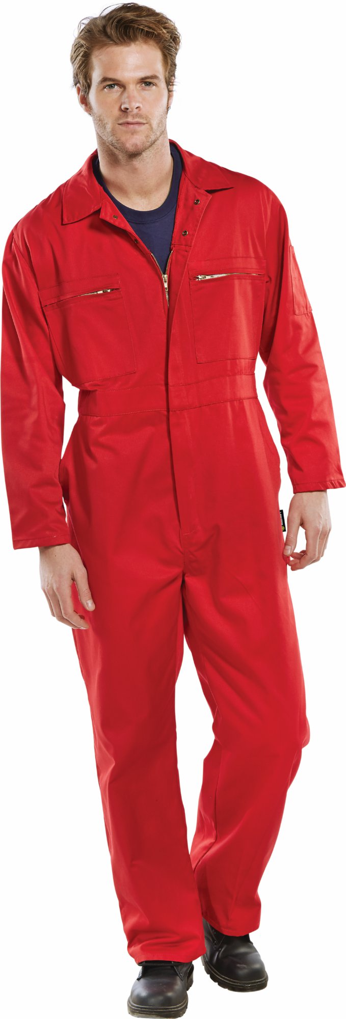 Beeswift Heavy Weight Boilersuit Red 52